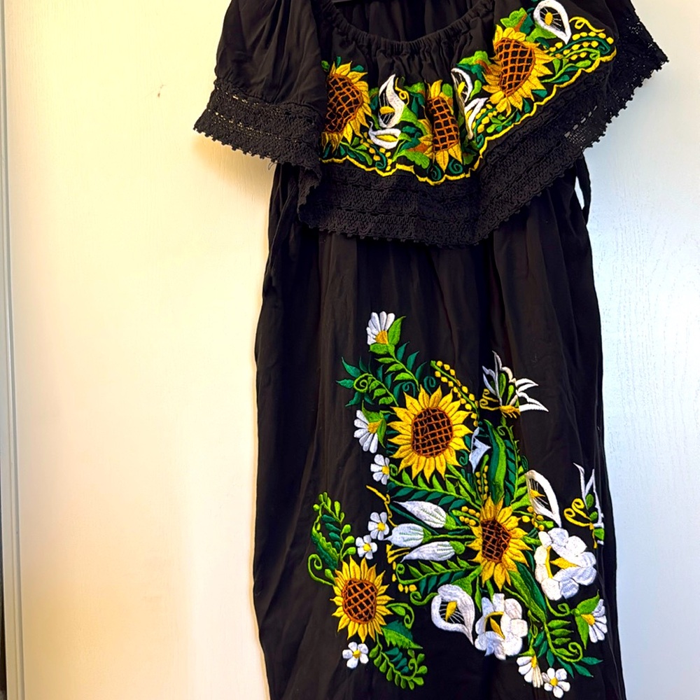 Mexican embroidery dress